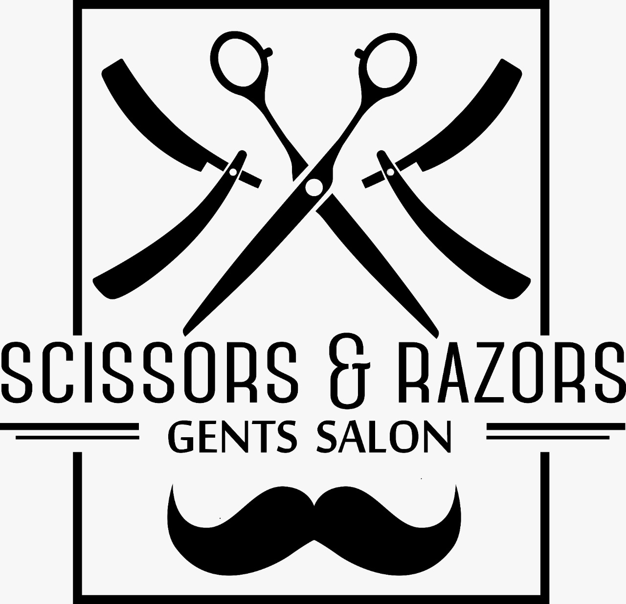 Scissors & Razors Gents Salon logo