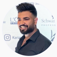 Khalil, barber and hairstylist